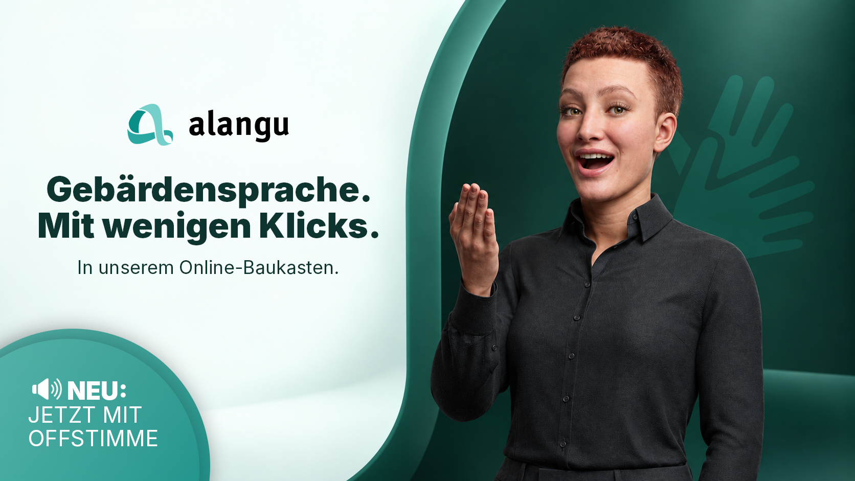 Barrierefreiheit: Offstimme ergänzt Gebärdensprache